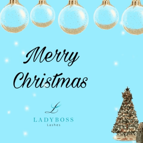 Ladybosslashes #Merrychristmas #Christmas #Joy #Laughter #Love #Xmastree GIF by Lady Boss Lashes