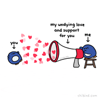 Puppy Love Heart GIF by Chibird - Find & Share on GIPHY