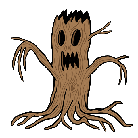 Halloween Haunted Tree Sticker