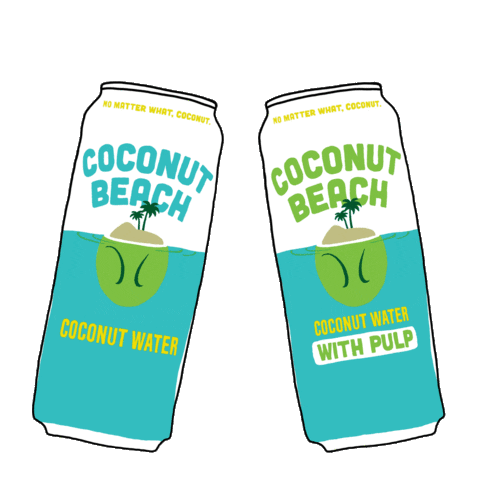Coconut Water Sticker by Coconut Beach