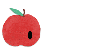 Back To School Apple Sticker by Charlotte Cheshire