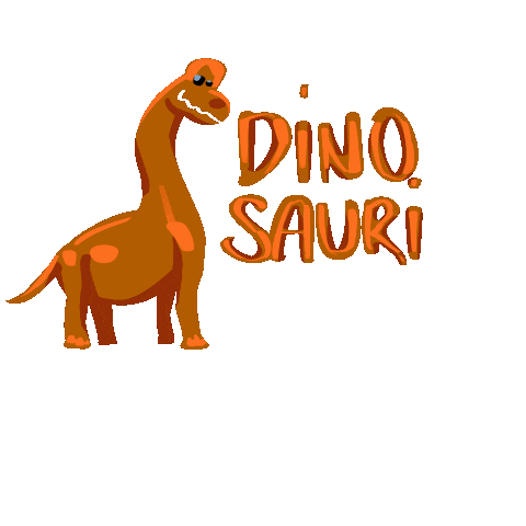 Animation Dino Sticker