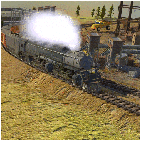 Steam Train GIF by Pixel Federation