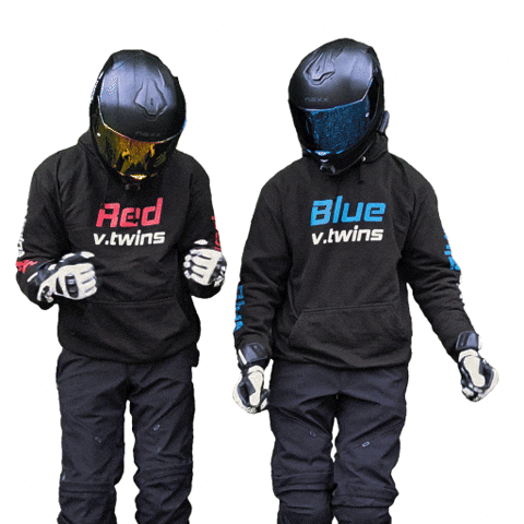Happy Red And Blue GIF