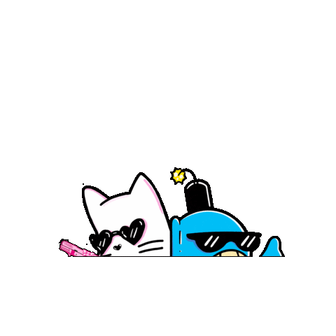 Secret Agent Whale Sticker