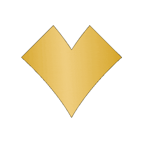 Heart Gold Sticker by ReVitta