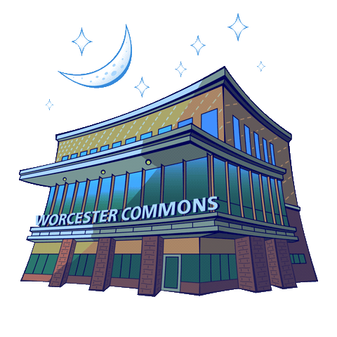 Late Night College Sticker by UMass Amherst