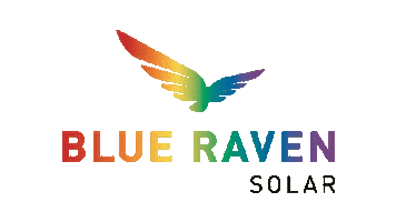 Solar Energy Rainbow Sticker by Blue Raven Solar