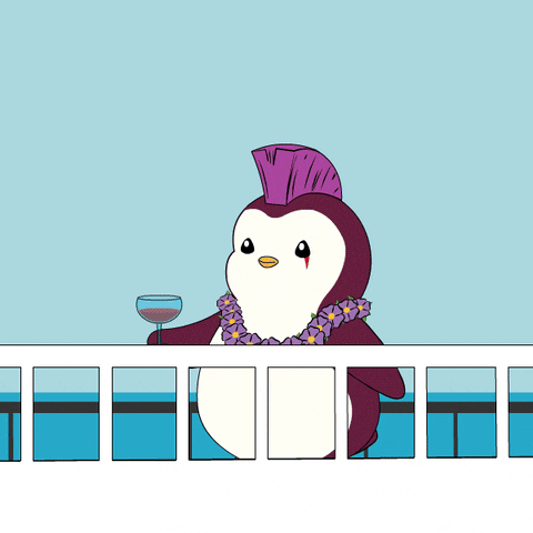 Relaxing Out Of Office GIF by Pudgy Penguins