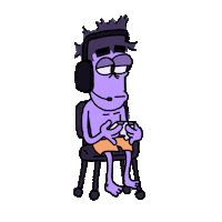 HorribleCo games chill play video games Sticker