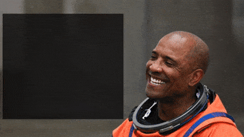 To The Moon Space GIF