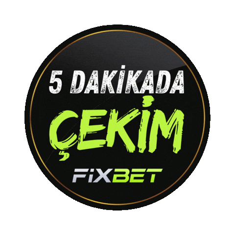 5 Dakikada Çekim Sticker by FixBet