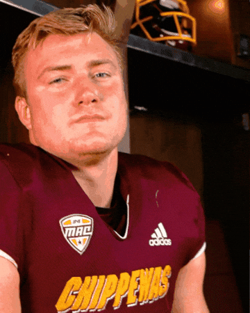 Bernhard Raimann GIF by Central Michigan Football