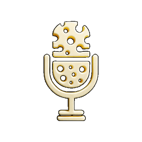 Cheese Microphone Sticker by patchworkgilde