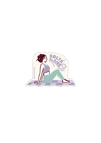Relax Mat Sticker by Naroa Pilates