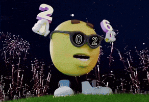 Excited Happy New Year GIF