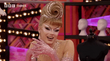 Drag Race Laughing GIF by BBC Three