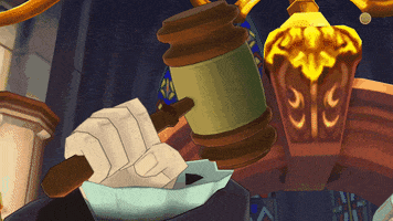 Ace Attorney Hammer GIF by CAPCOM