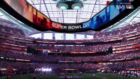NBC's Super Bowl design blends glass, bevels, stadium 'spaces' and AR -  NewscastStudio