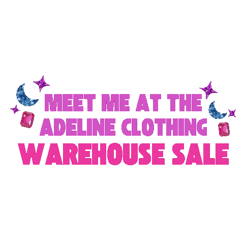 Happy Shopping Sticker by Adeline Clothing