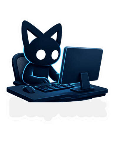 Tired Cat Sticker by indigma