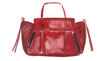 Driving Red Car Sticker by Radley