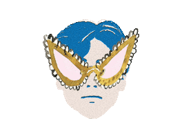 Christmas サングラス Sticker