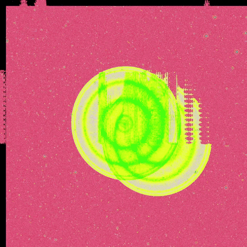 screamsushi abstract circle vinyle colorama GIF