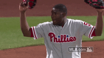 bless up philadelphia phillies GIF by MLB