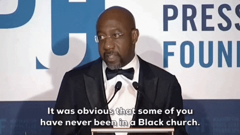 black pastor gif