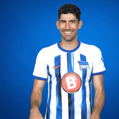 Andreas Bouchalakis Lol GIF by Hertha BSC