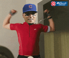 Work Out Baseball GIF by NBC Sports Chicago