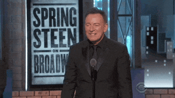 Bruce Springsteen Thank You GIF by Tony Awards