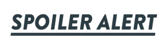 Spoiler Alert Graphic Design Sticker