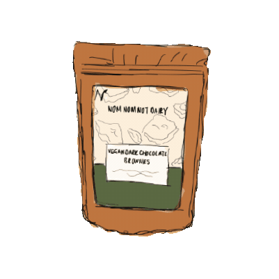 Vegan Baking Sticker by Nom Nom Not Dairy