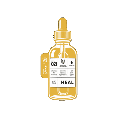 Face Oil Glow Sticker by Pomifera