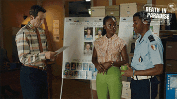 Coffee Coworkers GIF by Death In Paradise