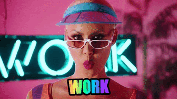Amber Rose Work GIF