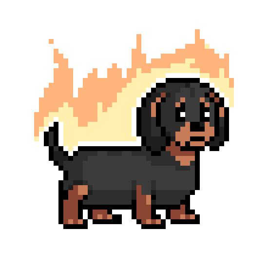 Art Dog Sticker by Abstract HotDogs