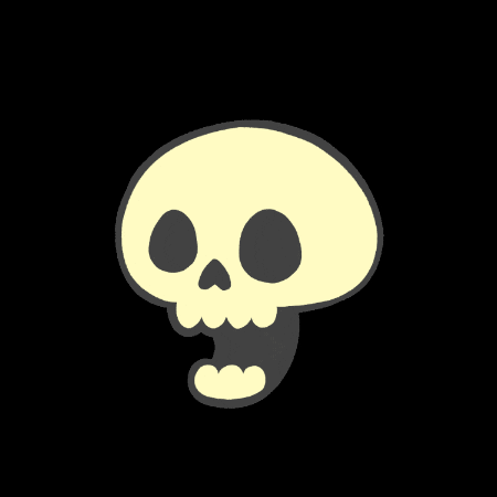 Laugh Skull GIF
