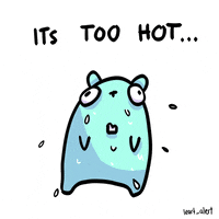 Melting Heat Wave GIF by leart