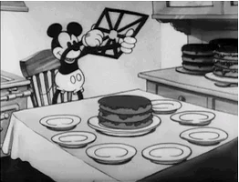 dish it out mickey mouse GIF