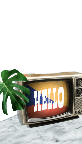 Television Hello Sticker