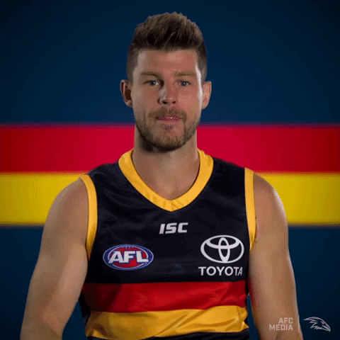 bryce gibbs afl GIF by Adelaide Crows