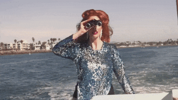 whale watching redhead GIF by truTV's Late Night Snack