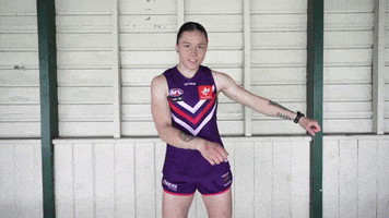 Floss Roux GIF by Fremantle Dockers
