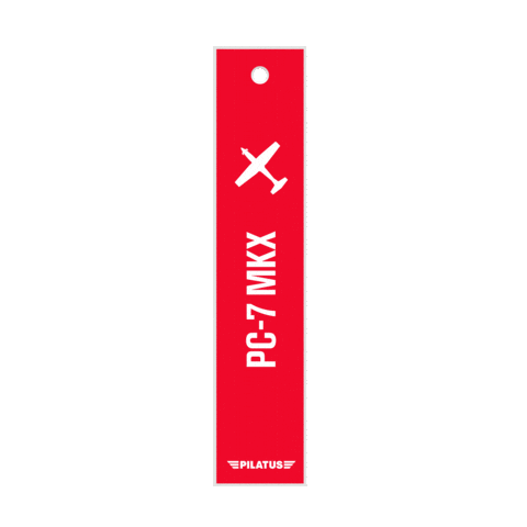 Tag Airplane Sticker by Pilatus Aircraft
