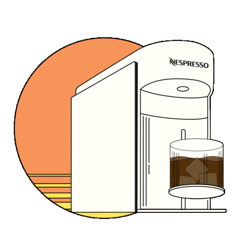 Iced Coffee Summer Sticker by Nespresso