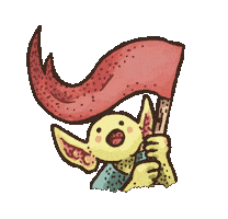 Flag Goblin Sticker