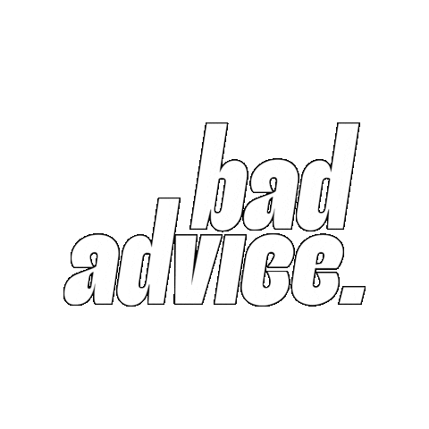bad advice game Sticker